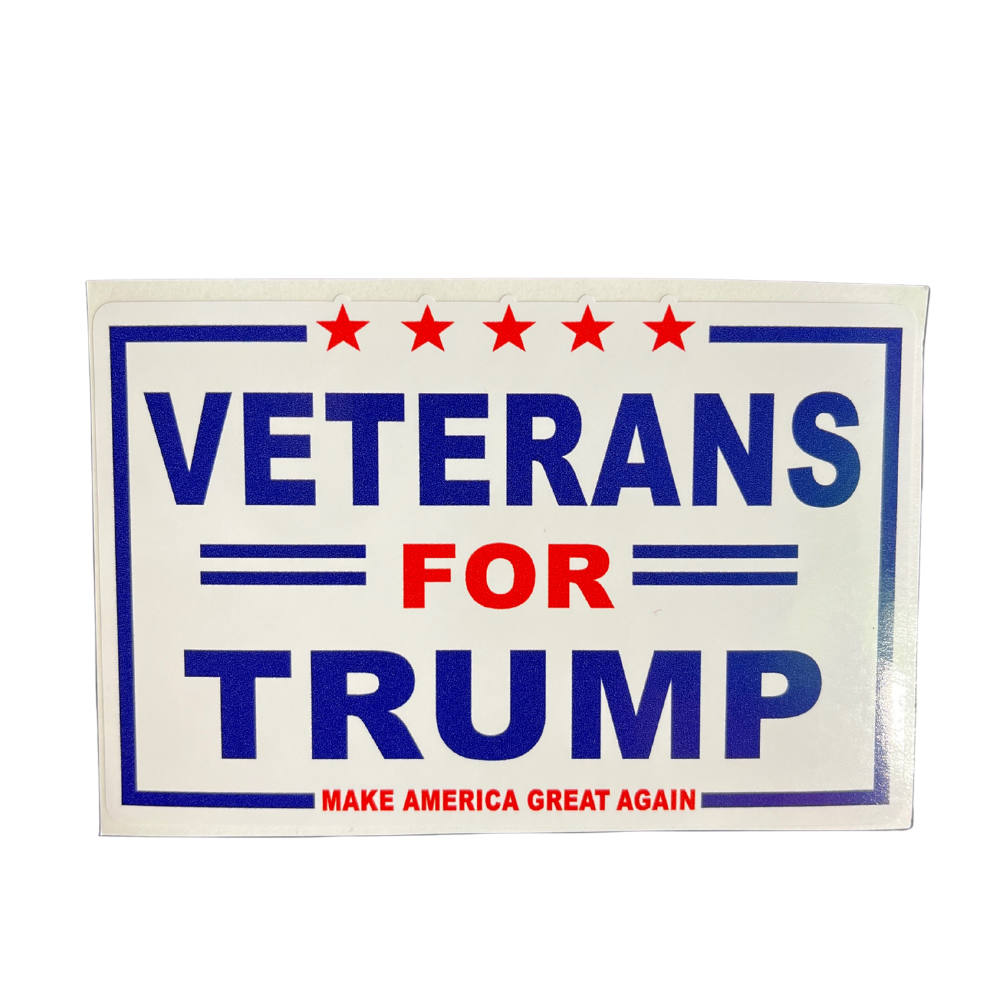 Veterans For Trump Sticker