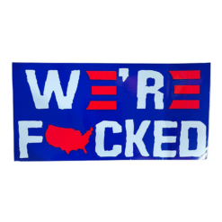 USA We're Fucked Bumper Sticker