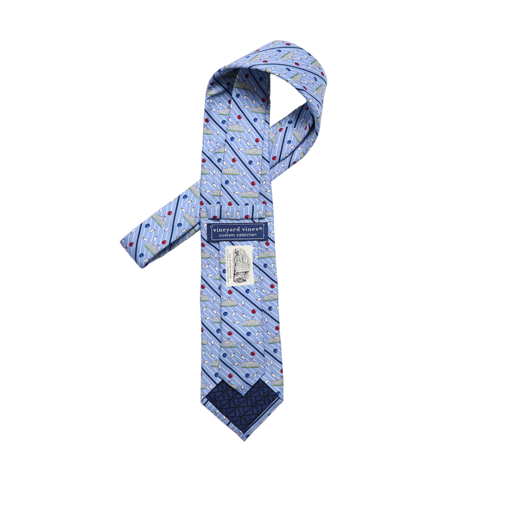 White House Bowling Silk Tie - Image 2