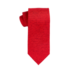 Red Signature White House Tie