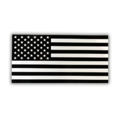 Blackout USA Flag Bumper Sticker