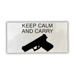 Keep Calm And Carry Bumper Sticker