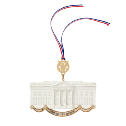 A commemorative ornament honoring James Hoban, offering a refined keepsake celebrating the architect behind the White House’s classic design.
