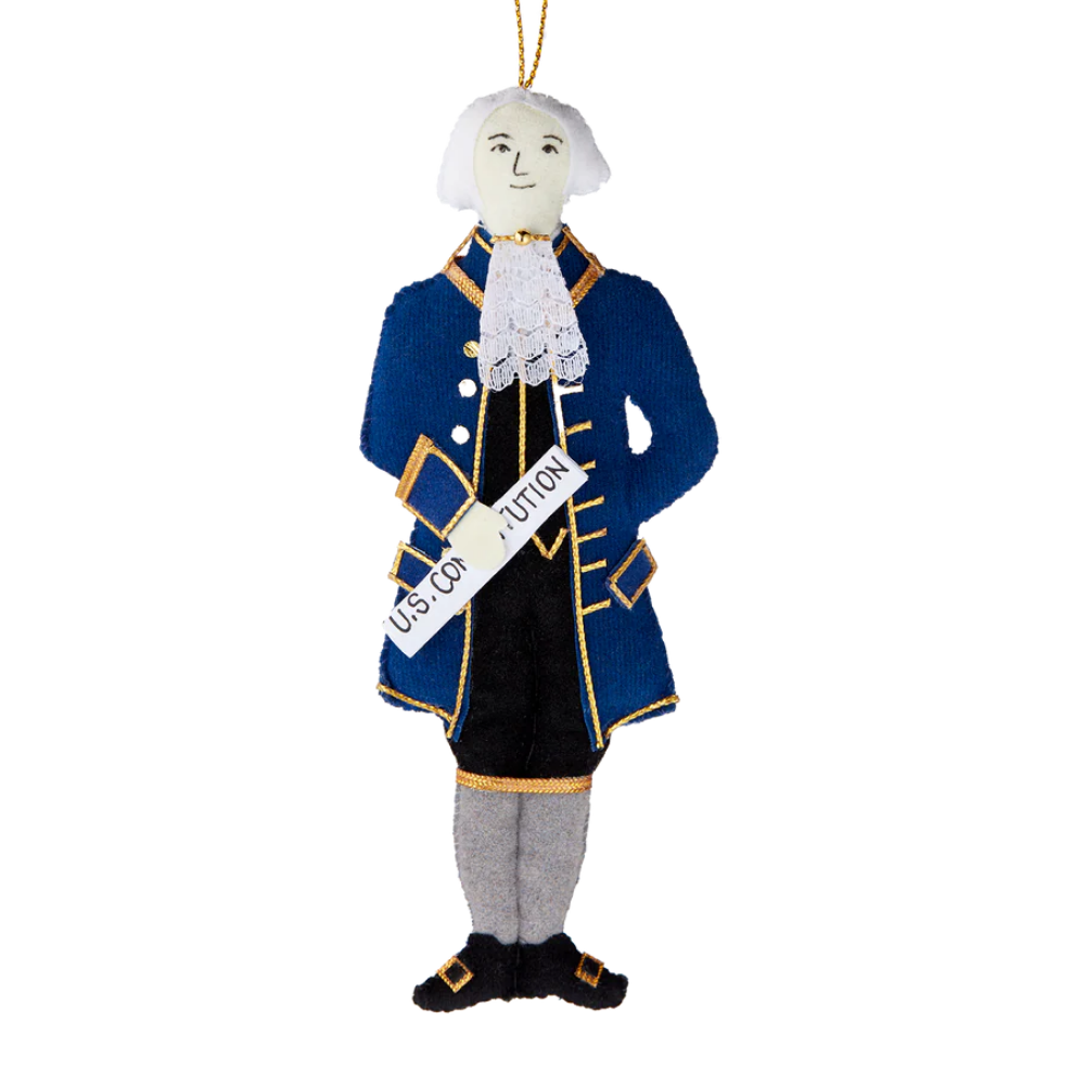 James Madison Handmade Felt Ornament