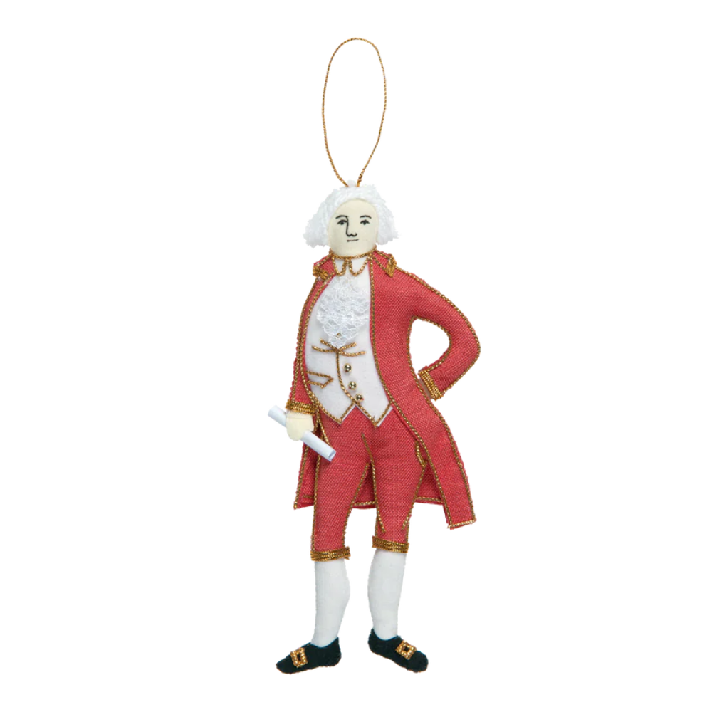John Adams Handmade Felt Ornament