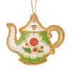 A felt teapot ornament inspired by the 1846 Polk China service — a subtle, historically grounded keepsake that brings a piece of White House heritage to your holiday décor.