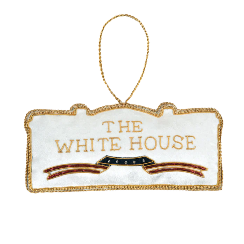 Handmade Felt White House Ornament - Image 2