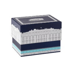 Alternative view of Navy Silver White House Mug