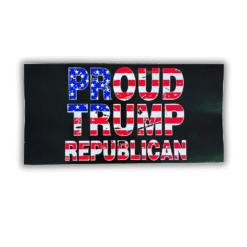 Proud Trump Republican Bumper Sticker