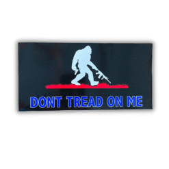 Sasquatch Tread On Me Bumper Sticker