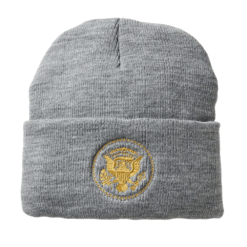 Gray Truman Seal Beanie