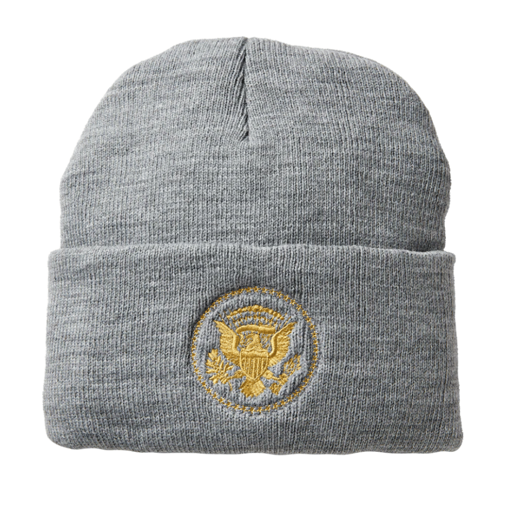 Gray Truman Seal Beanie