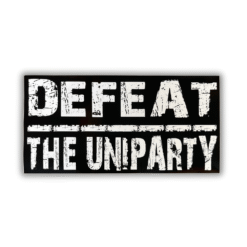 Defeat The Uniparty Bumper Sticker